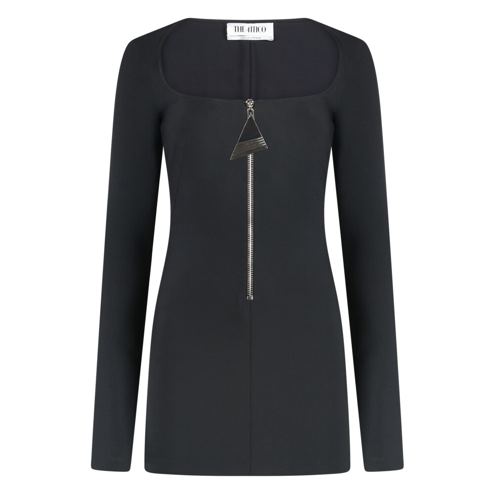 オールインワン・サロペット The Attico Ribbed Cashmere And Silk Knit Mini Dress The Attico Ribbed Cashmere And Silk Knit Mini Dress | ShopSimon