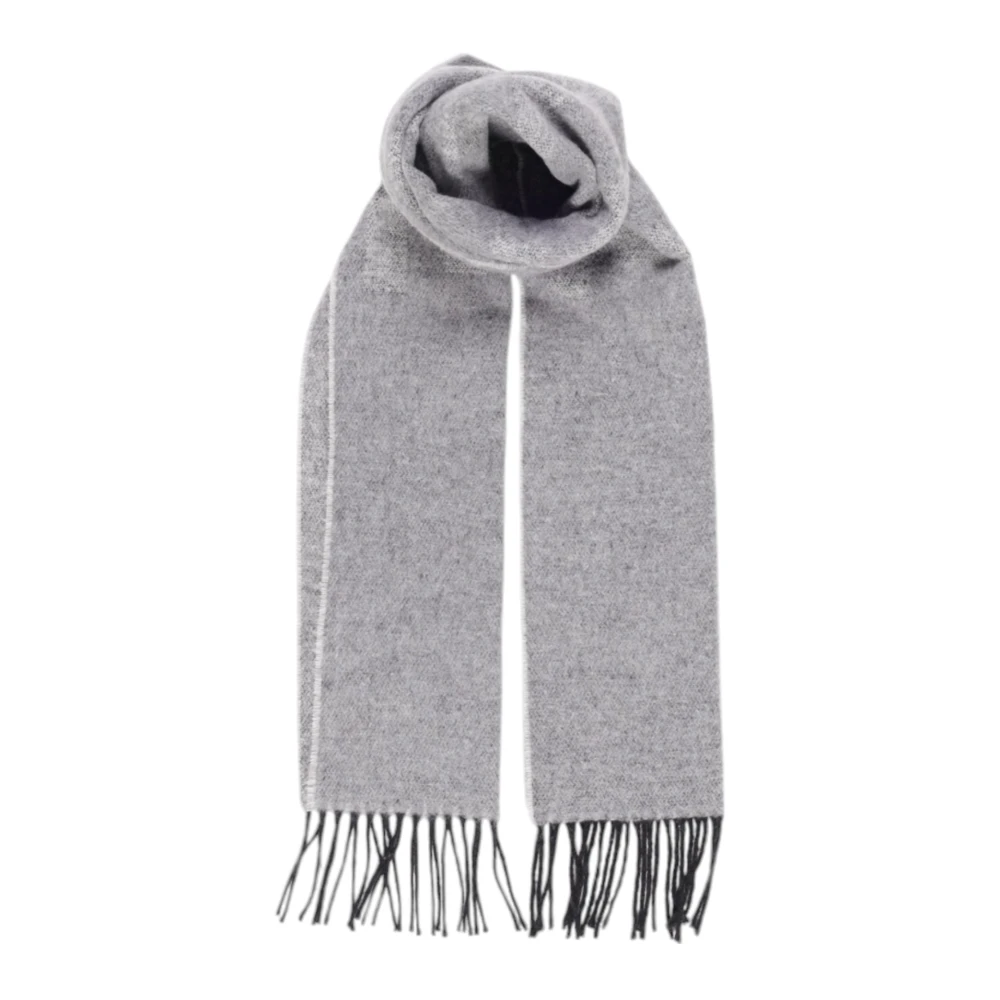 Alviero Martini 1a Classe Grijze Gebreide Wollen Sjaal Gray Dames