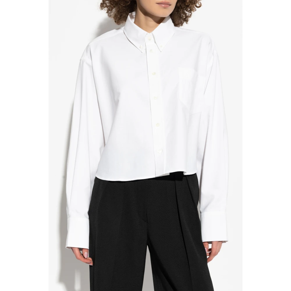 Ami Paris Overhemd met logo White Dames