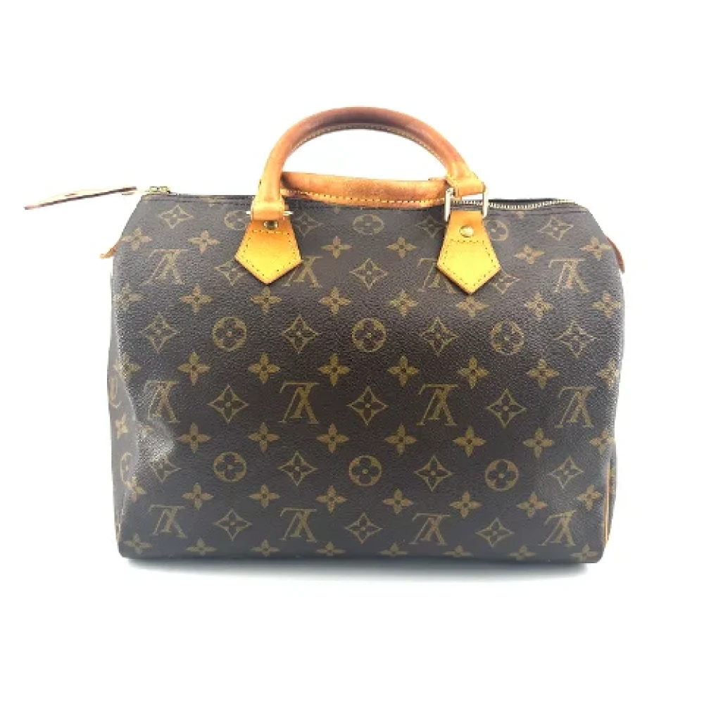 Louis Vuitton Vintage Pre-owned Cotton louis-vuitton-bags Brown Dames