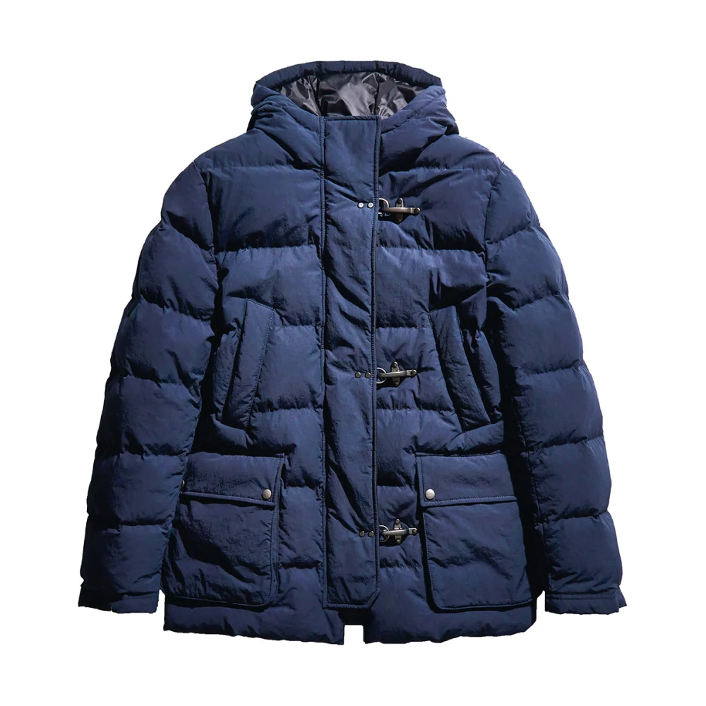 Fay Blauwe Dubbele Voorkant Pufferjas Blue Heren