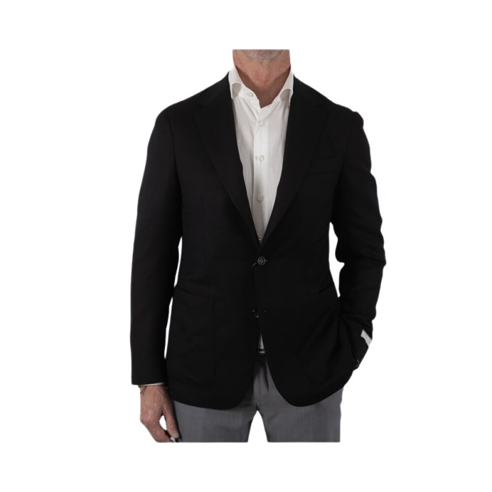 Canali black blazer best sale