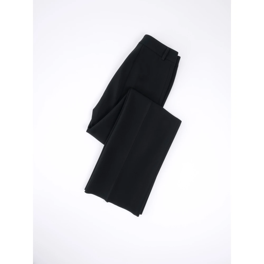 Seafarer Klassieke zwarte wollen blend damesbroek Black Dames