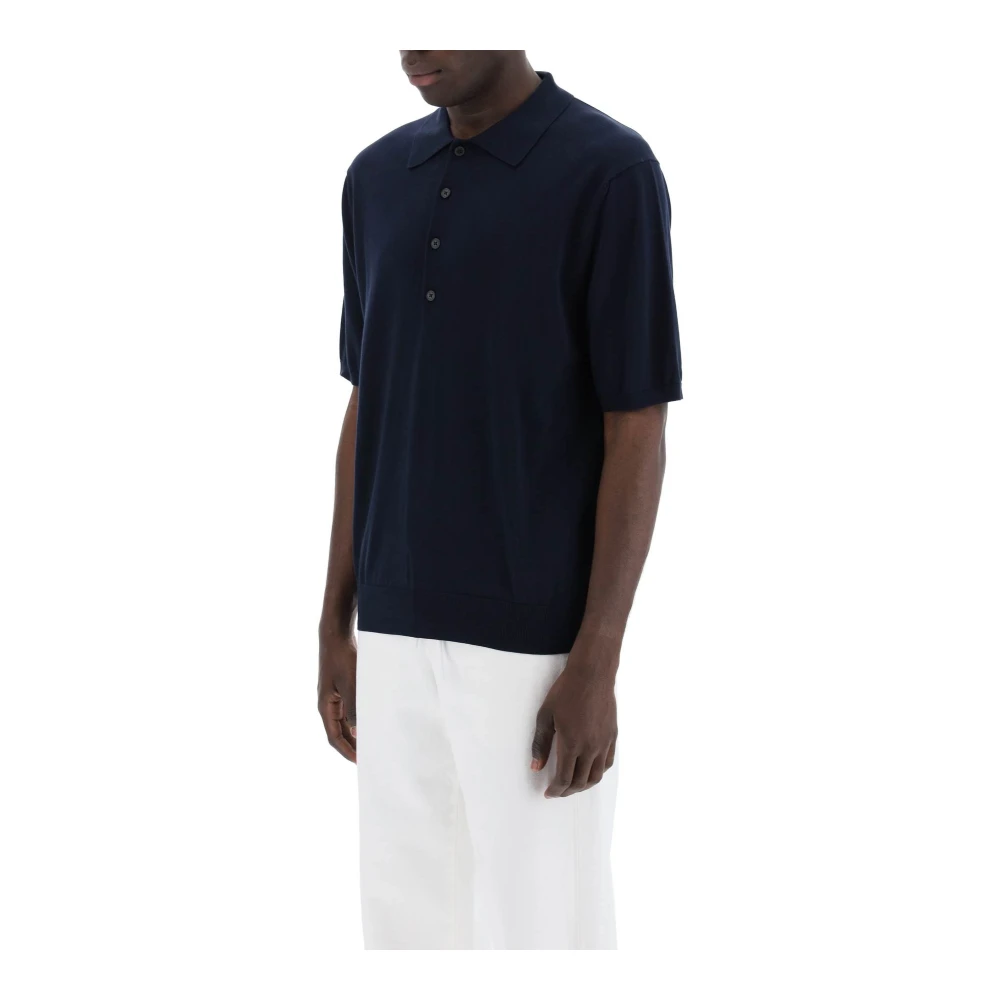 closed Polo Shirts Blue Heren