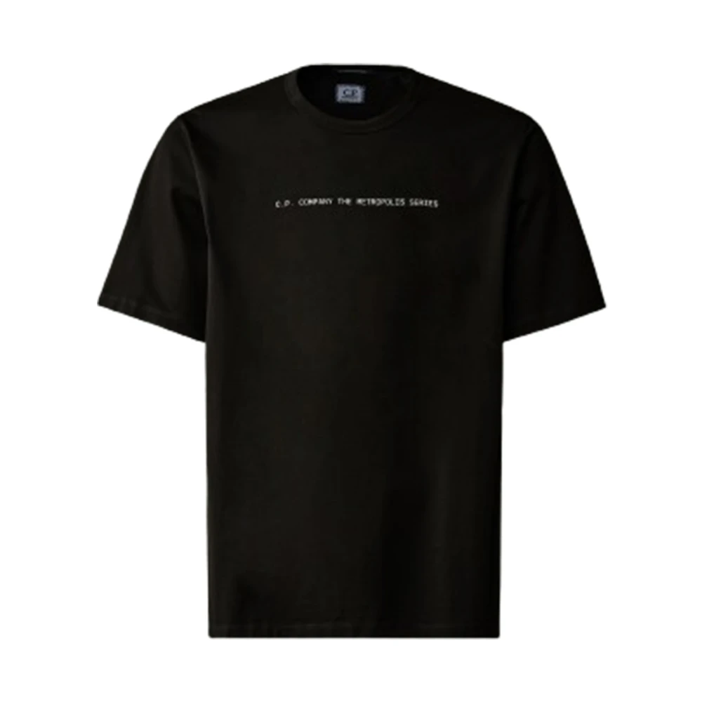 C.P. Company Grafisch T-shirt Metropolis Serie Black Heren