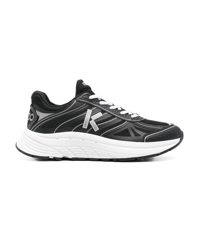 black-mesh-sneakers-logo-print