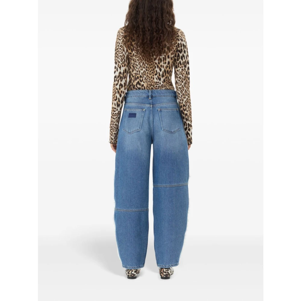 Ganni Blauwe Jeans Damesmode Blue Dames