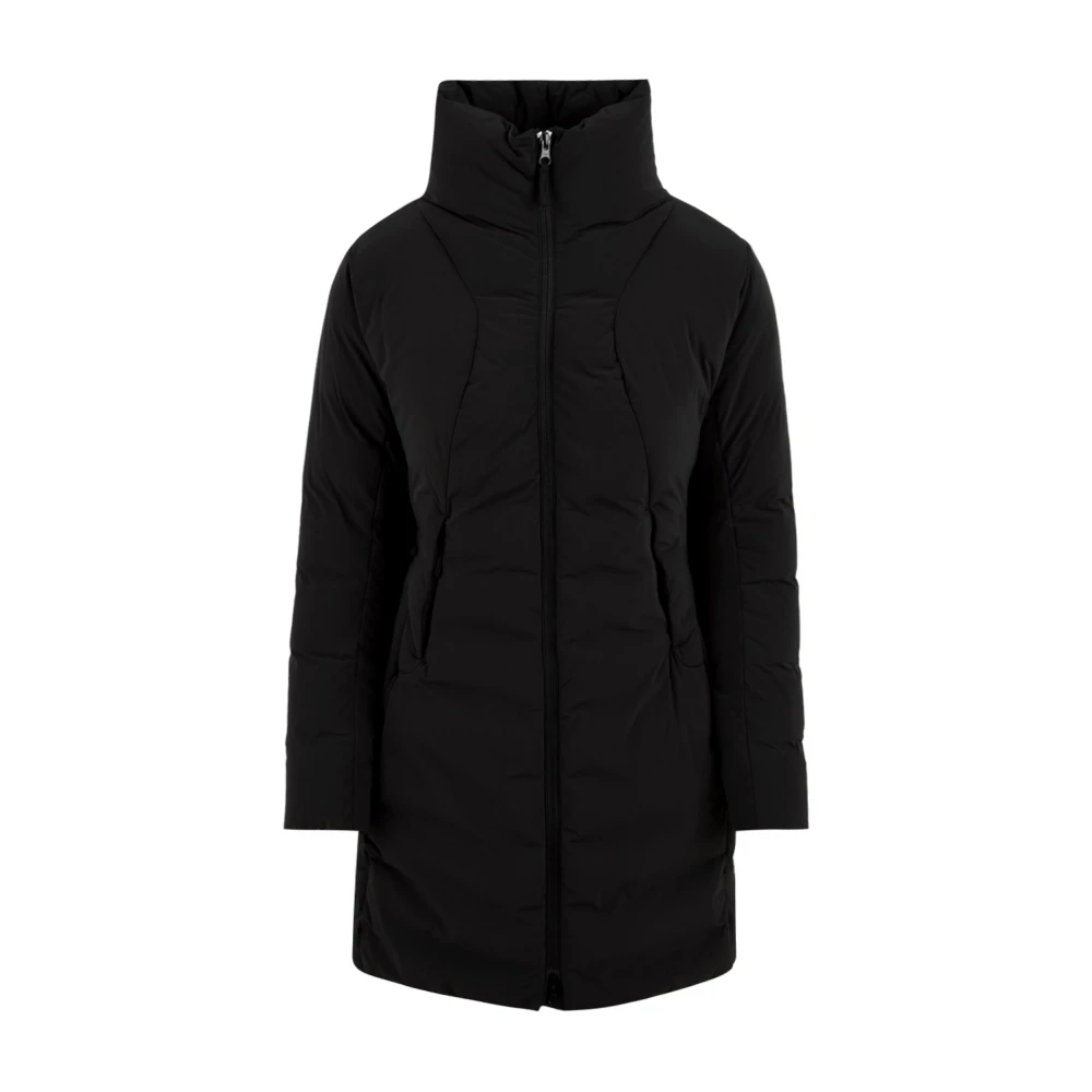 Aspesi Elegante Zwarte Jas Model I7N Black Dames