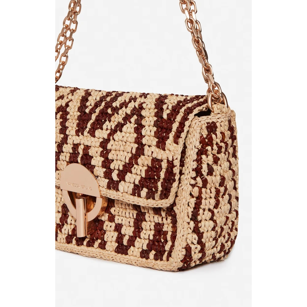 Vanessa Bruno Geometrische Maantas Beige Dames