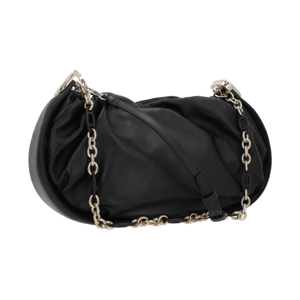 Roger Vivier Zwarte Hobo Tas met Gouden Hardware Black Dames