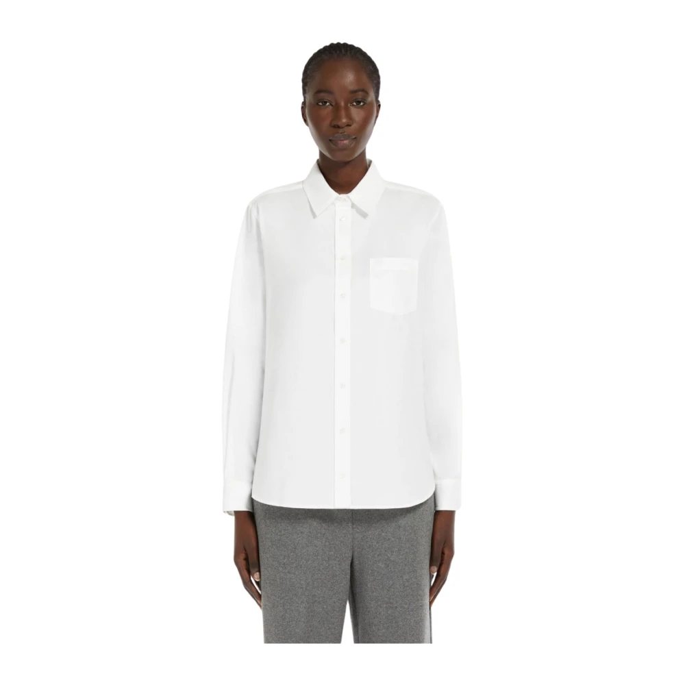 Max Mara Stijlvolle Shirt voor Vrouwen White Dames