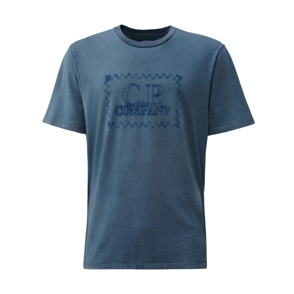 C.P. Company Blauwe T-shirts en Polos Blue Heren