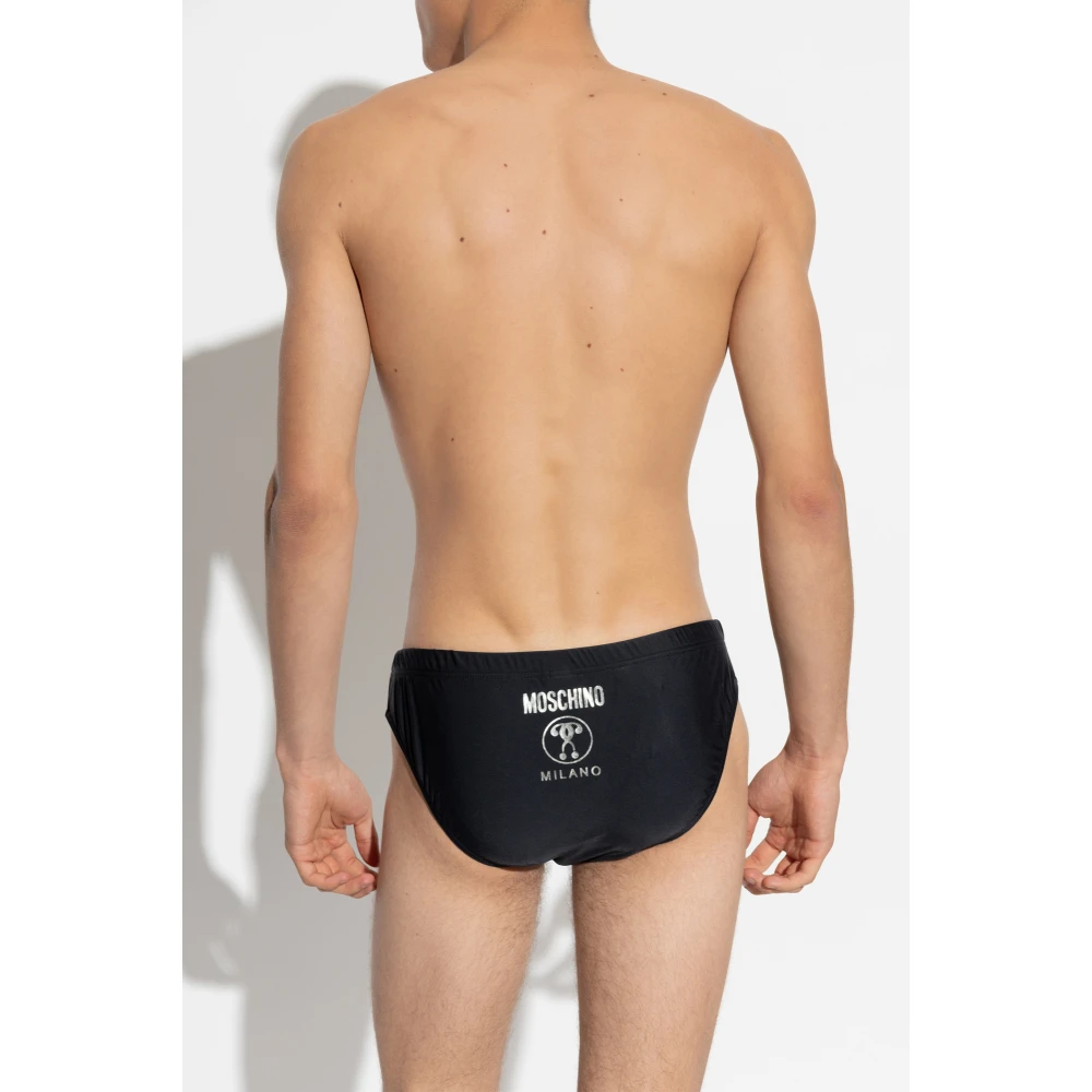 Moschino Zwembroek Black Heren