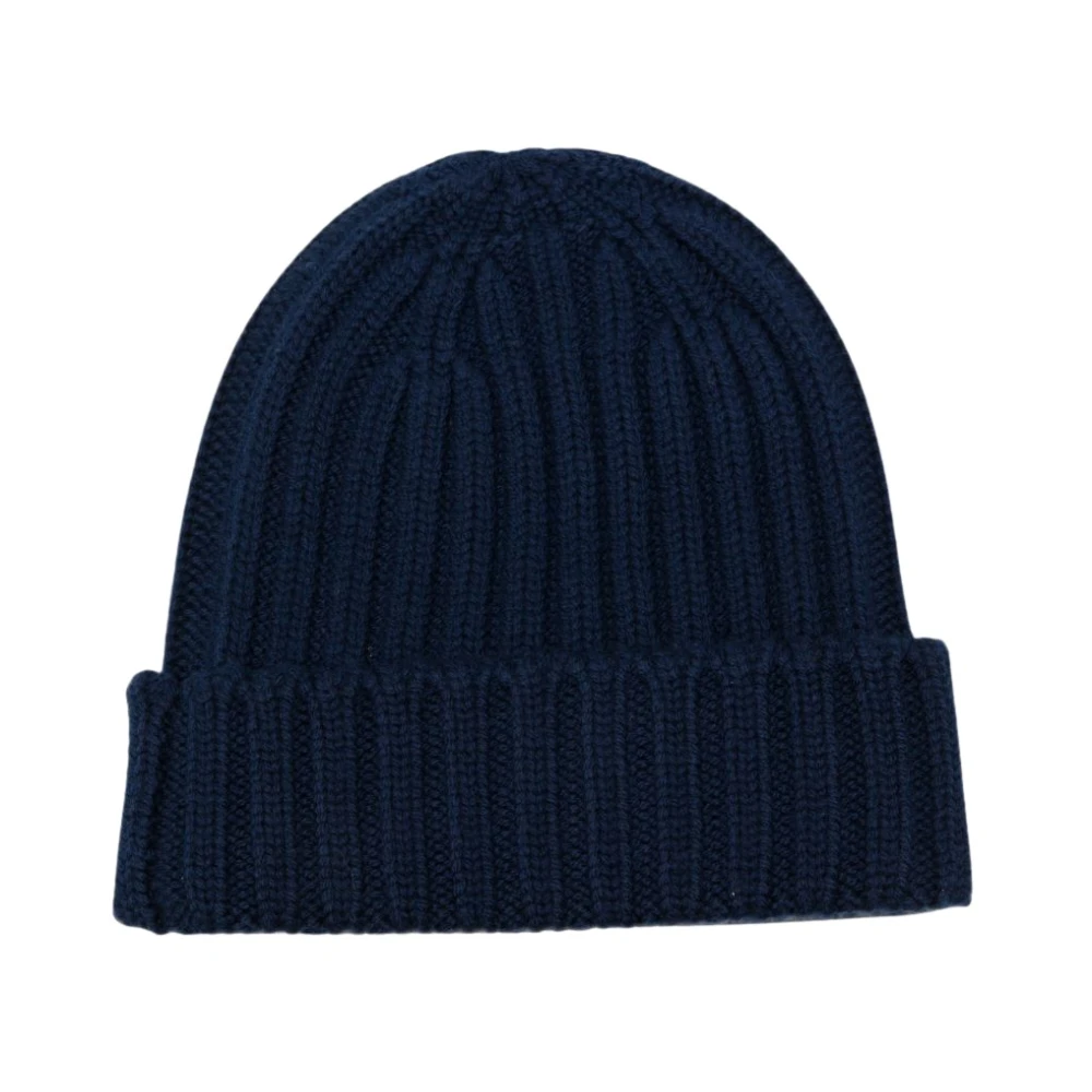 Aspesi Men's Blue Virgin Wool Beanie - Image 2