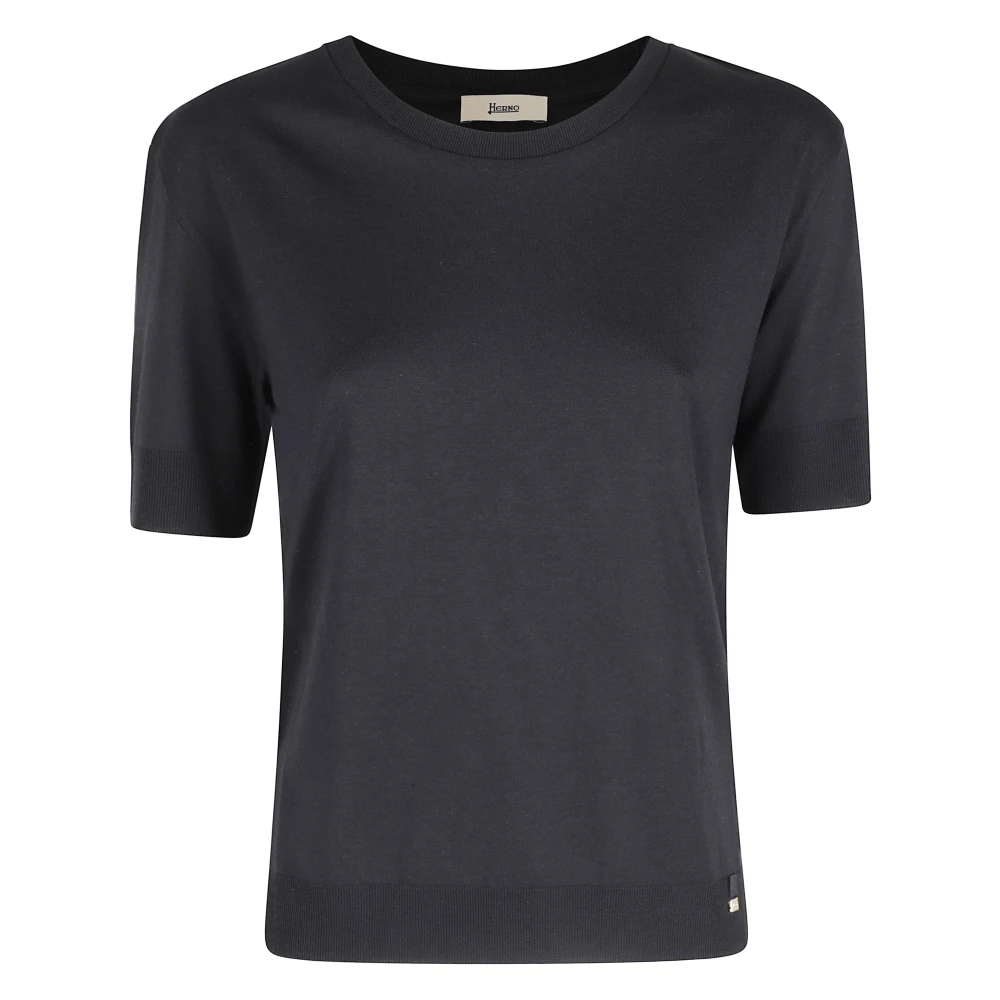 Herno Donna Nero Top, M, New,