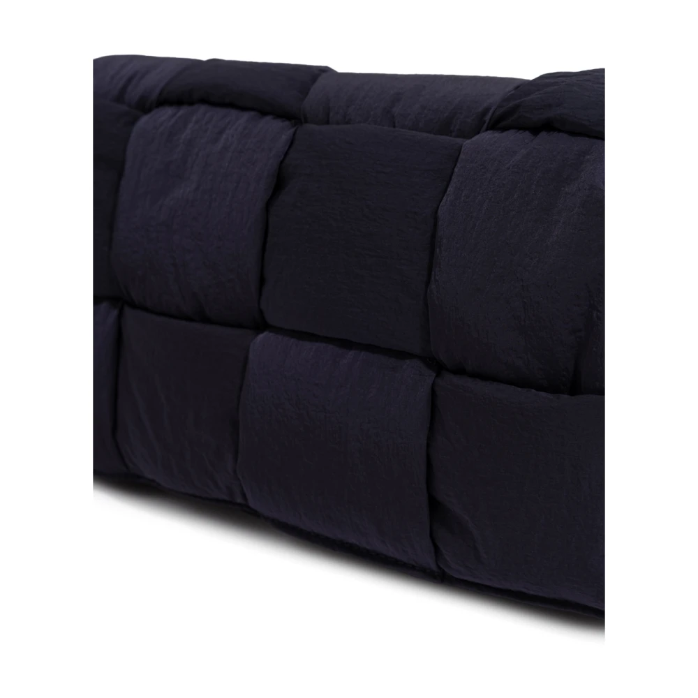 Bottega Veneta Gewatteerde Tech-cassette in geweven nylon Blue Heren