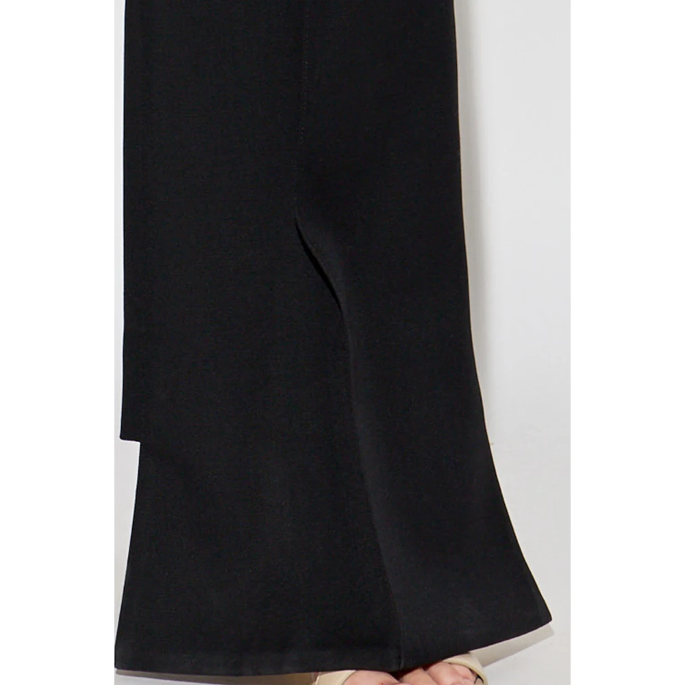 Chloé Wollen broek met darts Black Dames