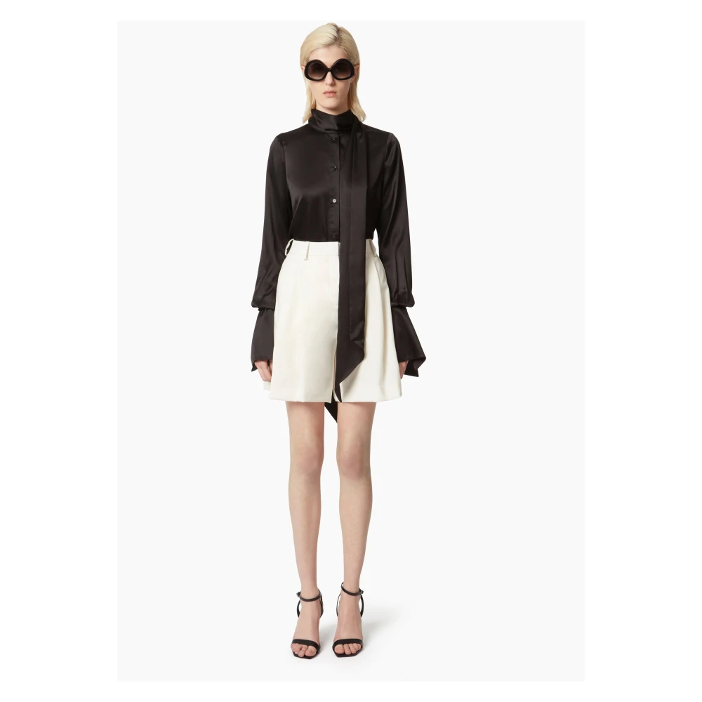 Nina Ricci Satin Lavaliere Black Dames