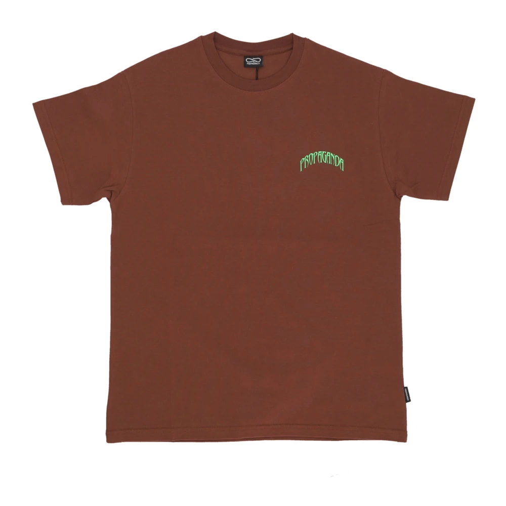 Propaganda Triangle Panther Tee in Mink Bruin Brown Heren