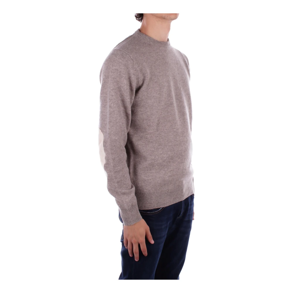 Barbour Logo Sweaters met Logo aan de Voorkant Gray Heren
