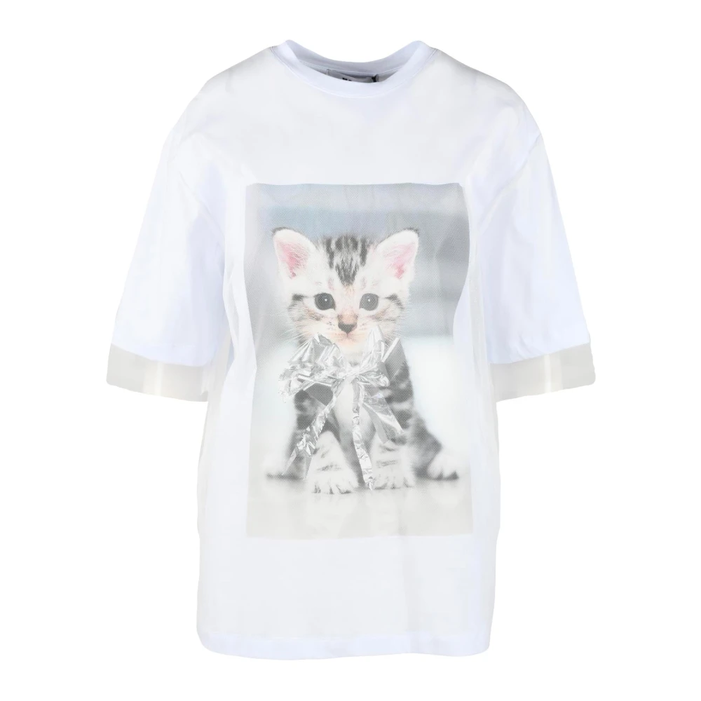 Msgm - Tops > T-Shirts - White - Msgm - Modalova