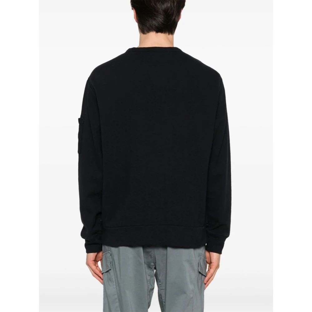 C.P. Company Blauwe Sweater voor Mannen Black Heren