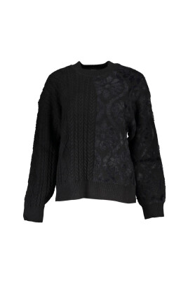elegant-pull-a-col-roule-avec-details-contrastants