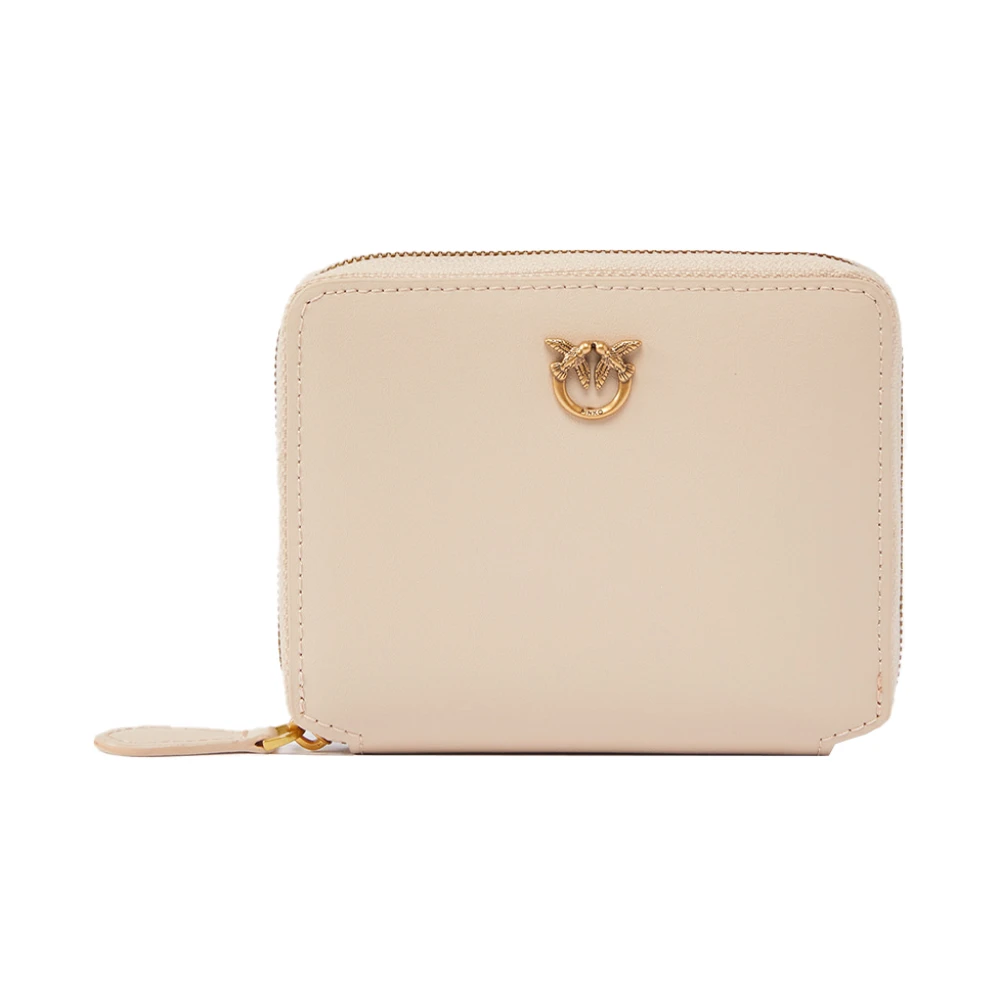 pinko Stijlvolle Portemonnee voor Vrouwen Beige Dames
