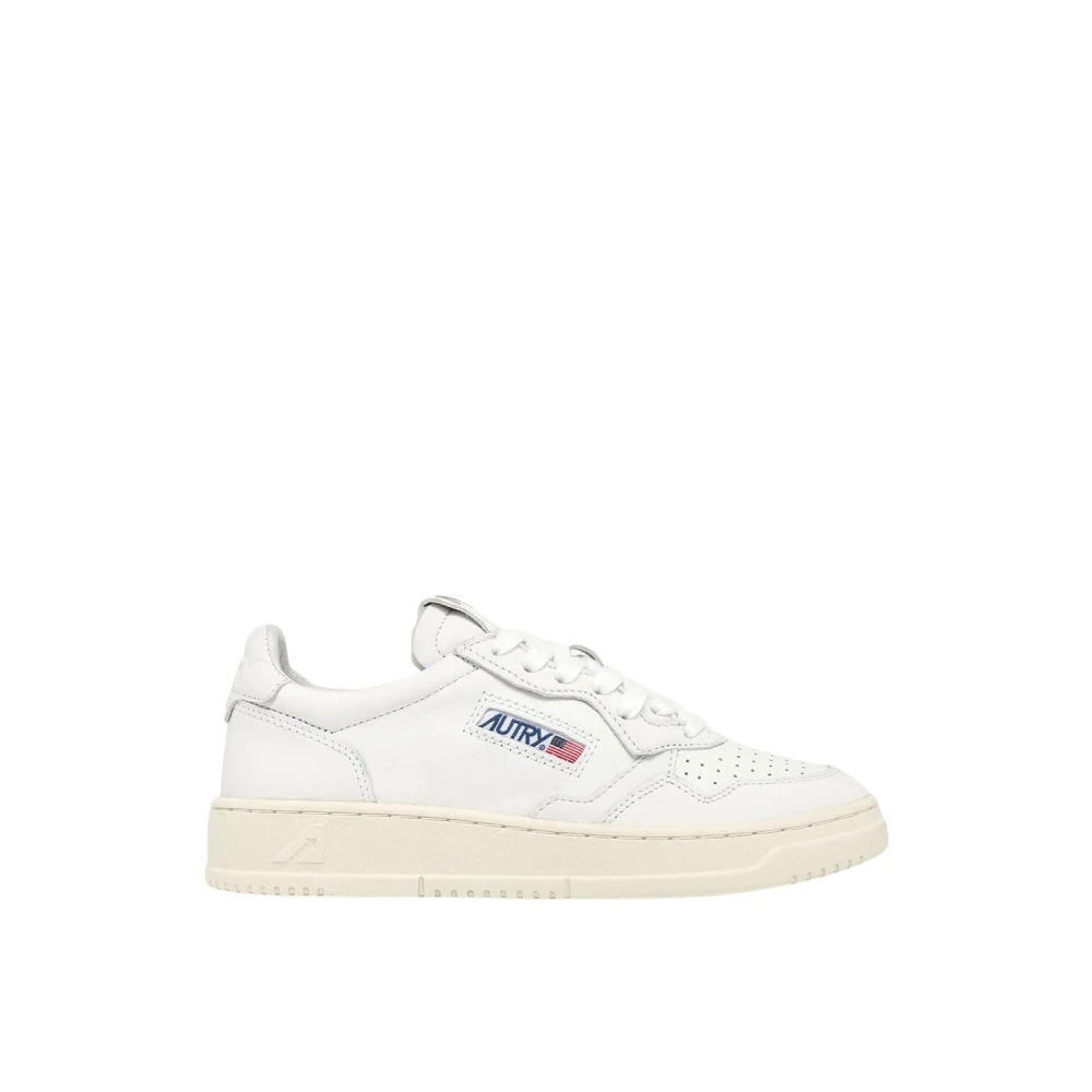 Autry Nappa Läder Sneakers med Brodyr White, Herr