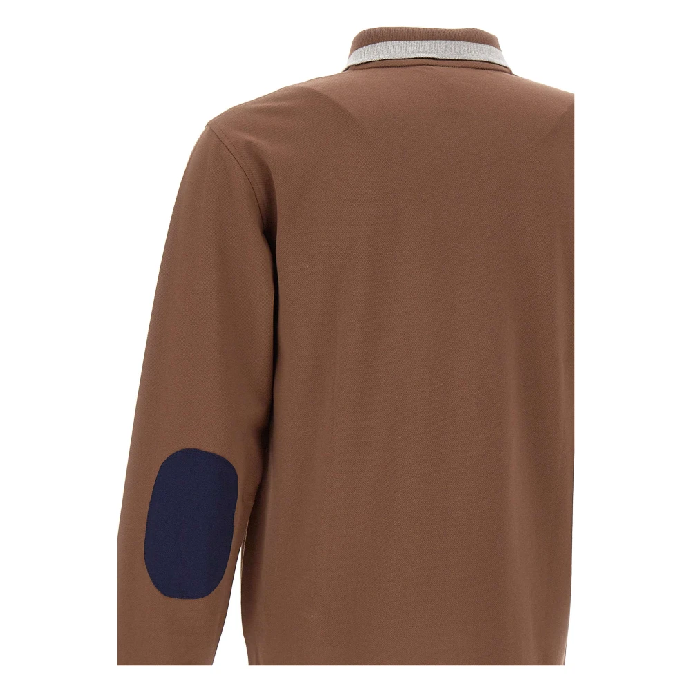 Sun68 Heren Polo Shirt Bruin Klassieke Stijl Brown Heren