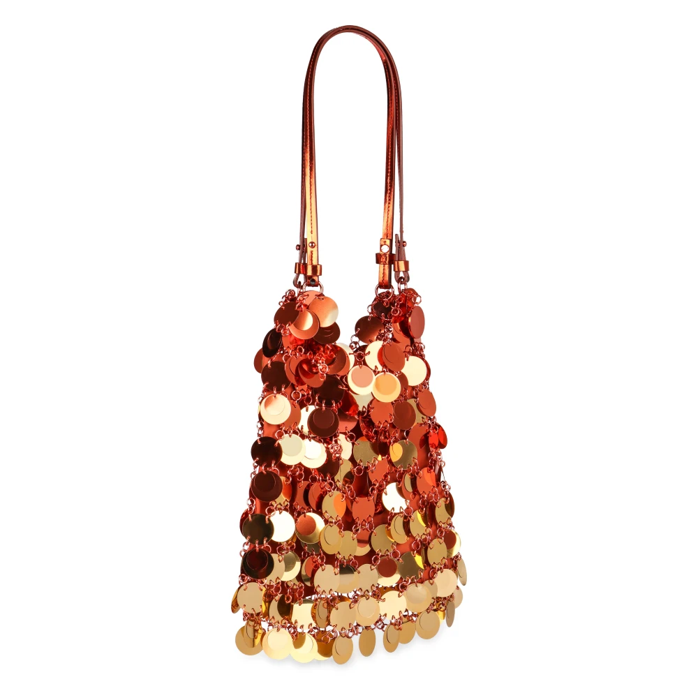 Paco Rabanne Pailletten Tote Tas Multicolor Dames