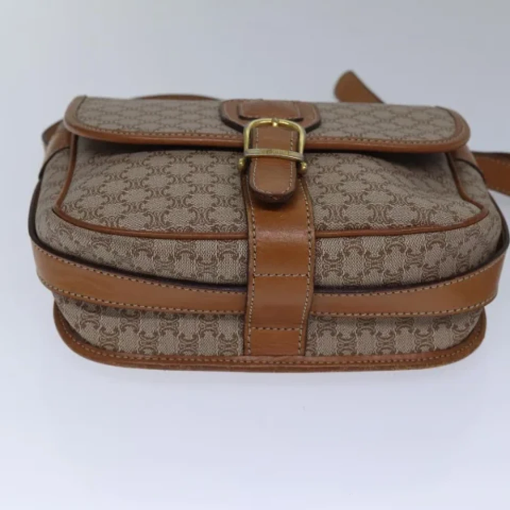 Celine Vintage Pre-owned Canvas celine-bags Beige Dames