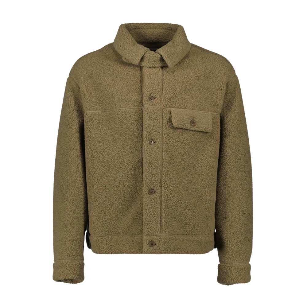 Burberry Klassiek Fleece Overhemd Brown Heren