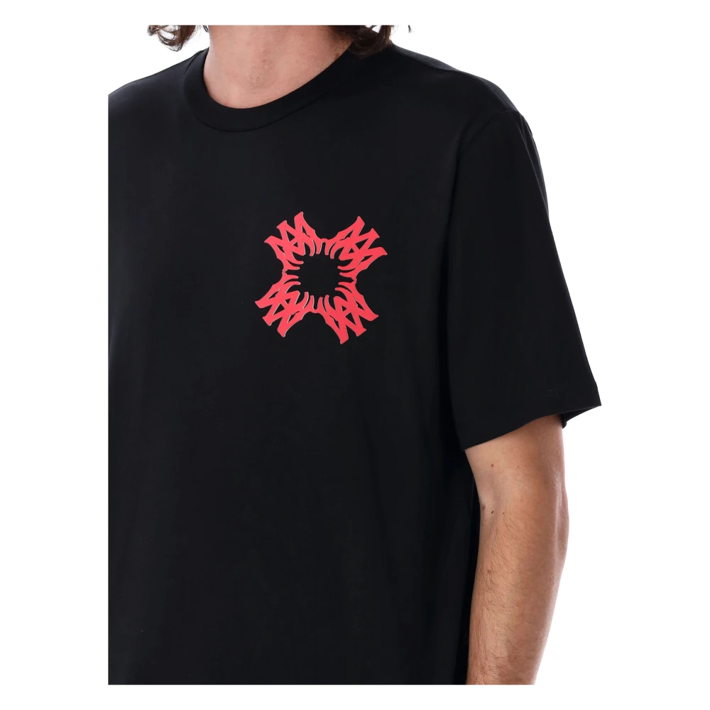 Amiri Zwart Grafisch Print T-Shirt Black Heren