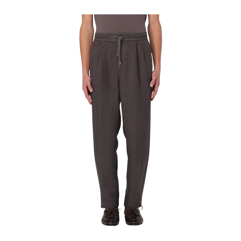Trousers > Straight Trousers - - Brunello Cucinelli - Modalova
