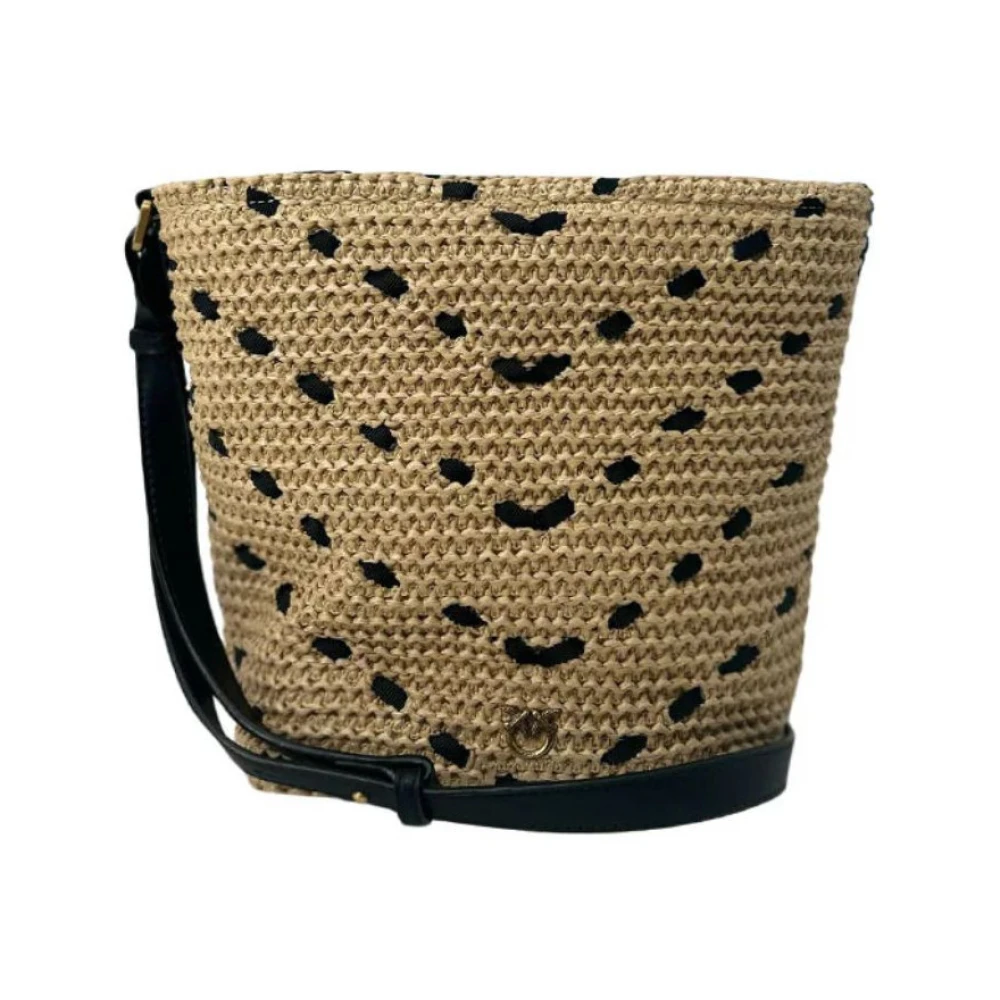 Pinko Women's Beige Bucket Mini - Bucket Bags - One Size - Bags