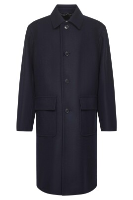 manteau-bleu-en-laine-style-simple-boutonnage