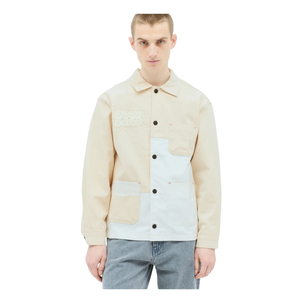 Brain Dead Uomo Beige - Giacca Chore Doily - Jackets - S