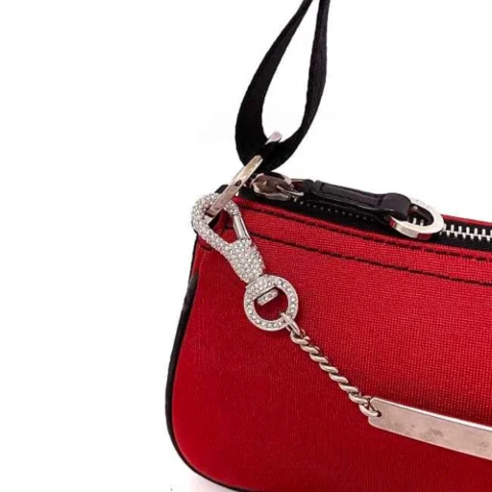 Dior Vintage Pre-owned Fabric dior-bags Red Dames