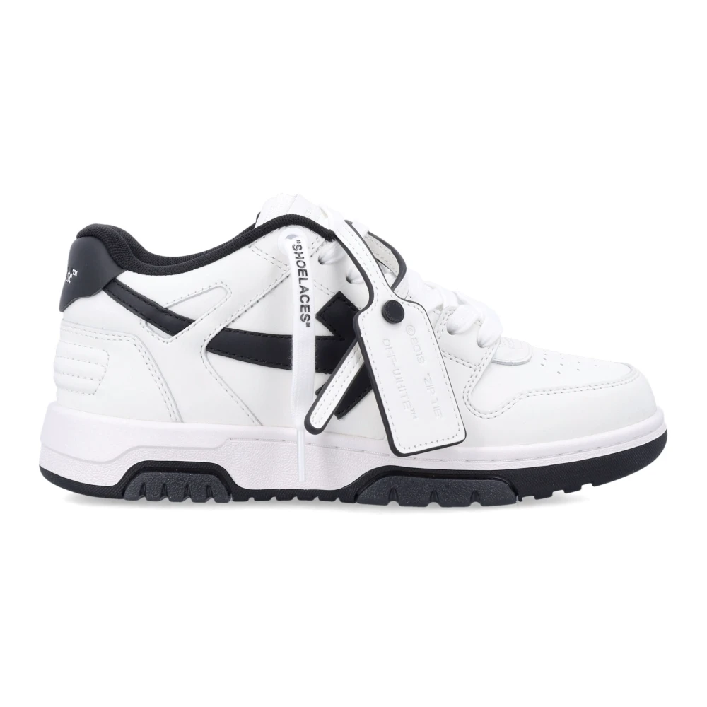 Off White Women's White Out Of Office Calf Leather Trainers, Off Sneakers, 7 Uk, Shoes