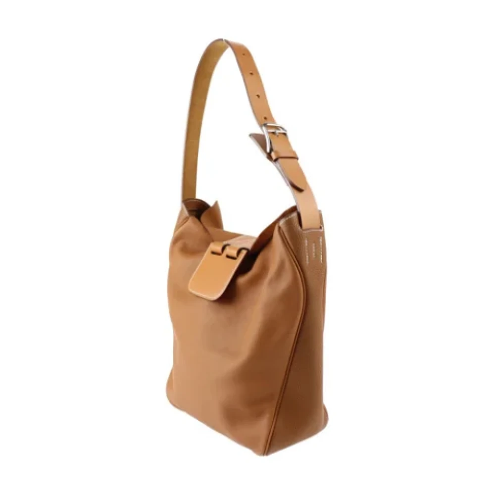 Hermès Vintage Pre-owned Leather shoulder-bags Brown Dames