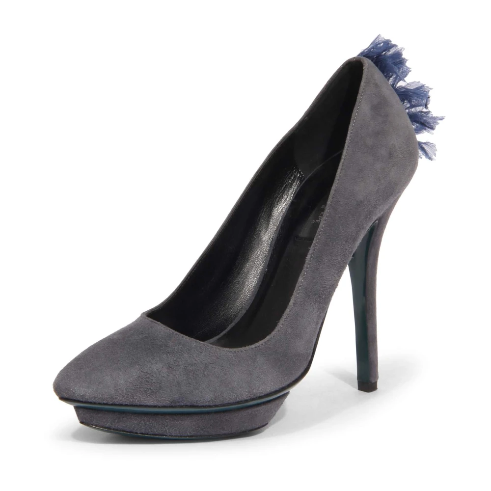 Patrizia Pepe Mujer Azul Zapatos, Talla: 39 Eu
