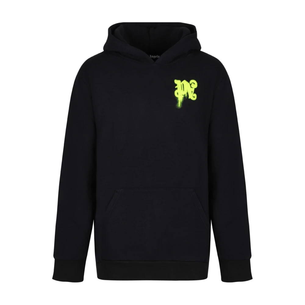 Palm Angels Uomo Nero Felpe, L, New,