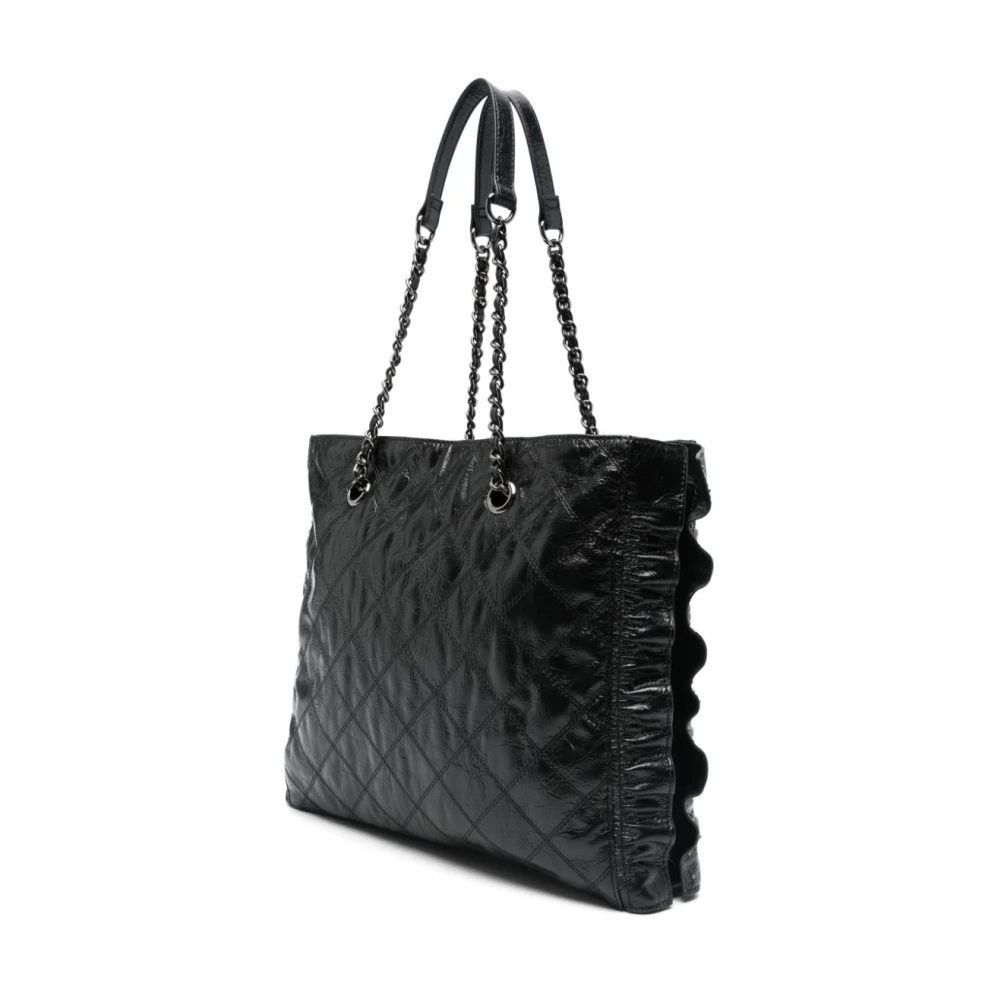 Liu Jo Zwarte Diamantstiksels Schoudertas Black Dames