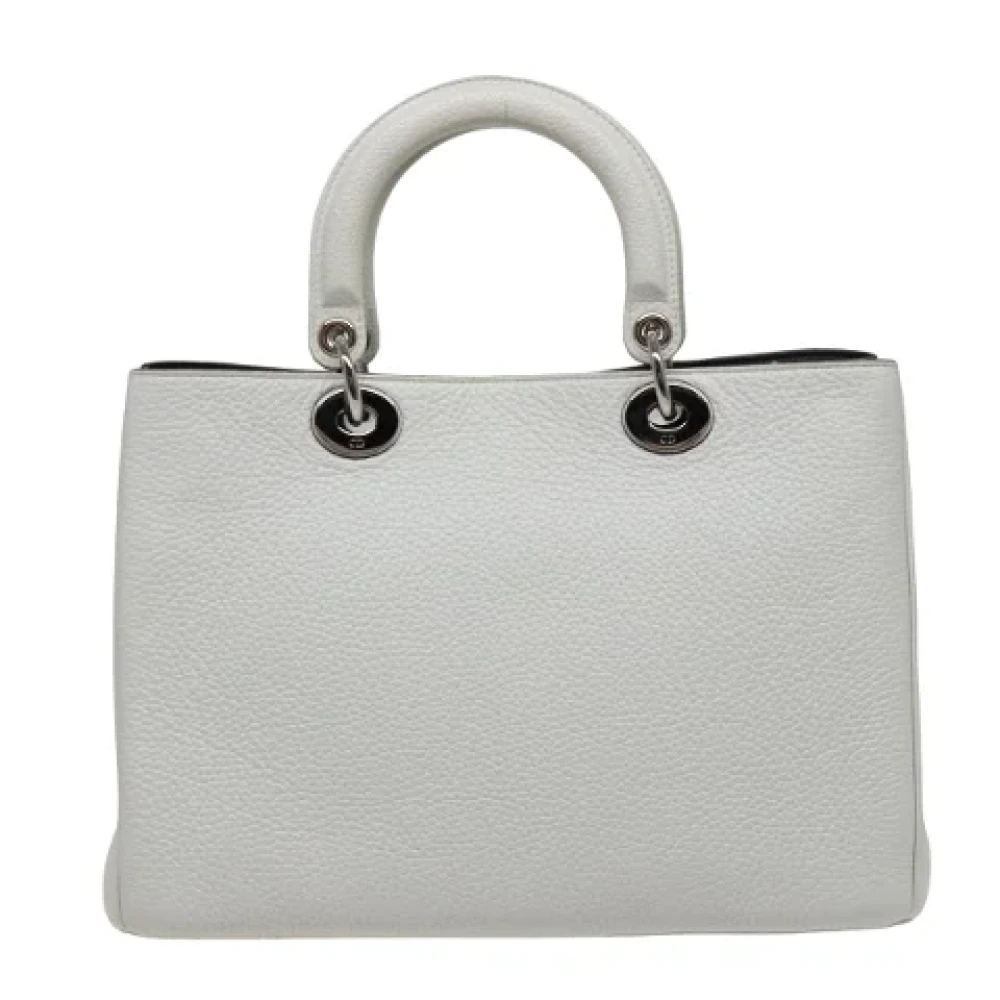 Dior Vintage Pre-owned Leather dior-bags White Dames