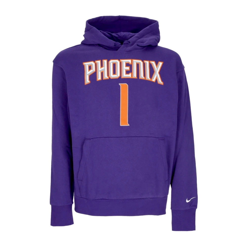Nike Devin Booker NBA Essential Fleece Hoodie Purple Heren