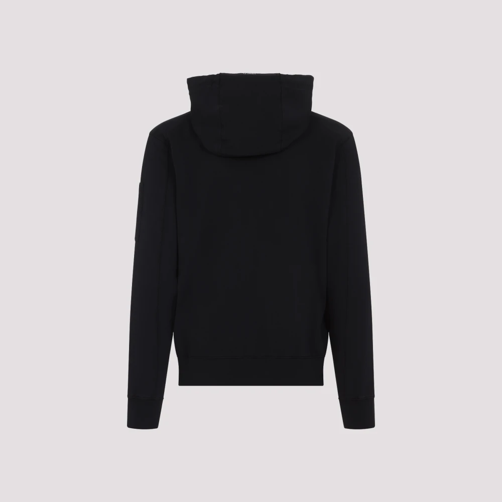 C.P. Company Zwarte Full Zip Hoodie Black Heren