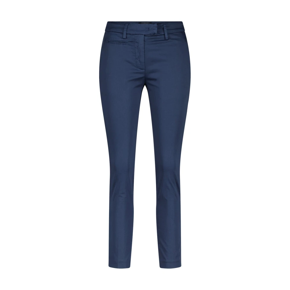 Dondup Slim-Fit Chino Broek Blue Dames