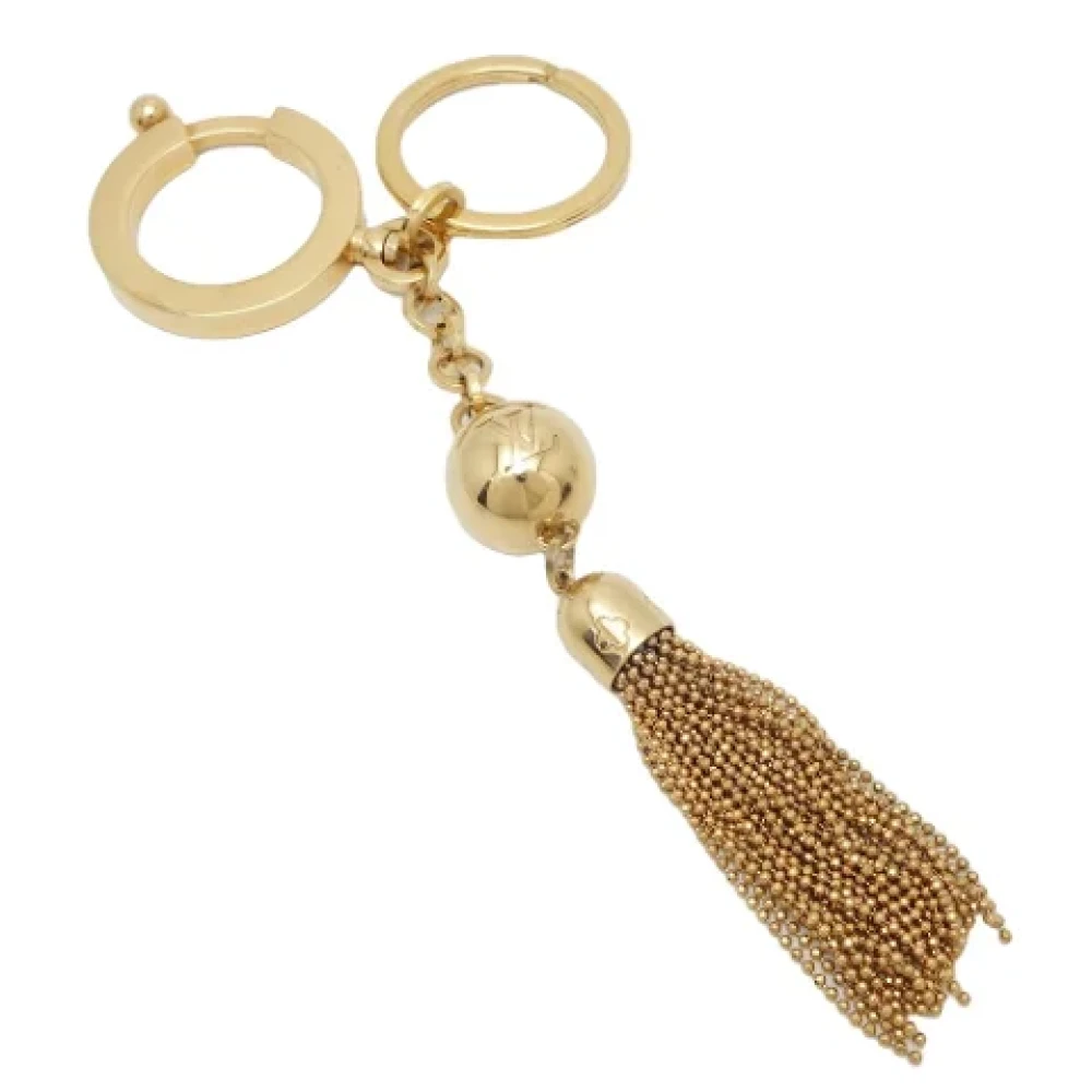 Louis Vuitton Vintage Pre-owned Metal key-holders Yellow Dames