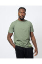 t-shirt-en-coton-vert-a-col-rond